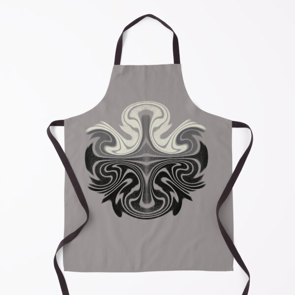 Item preview, Abstract Liquid Swirl Tribal Ornament - Modern Psychedelic Monochrome designed and sold by LittleHappiness by Kamollak .
