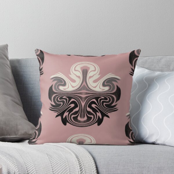 Item preview, Abstract Liquid Swirl Tribal Ornament - Modern Psychedelic Monochrome designed and sold by LittleHappiness by Kamollak .