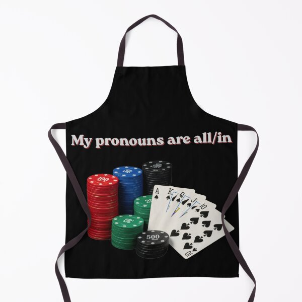 Item preview, My Pronouns Are All In Funny Poker Player Royal Flush designed and sold by CF_VintageDesign.