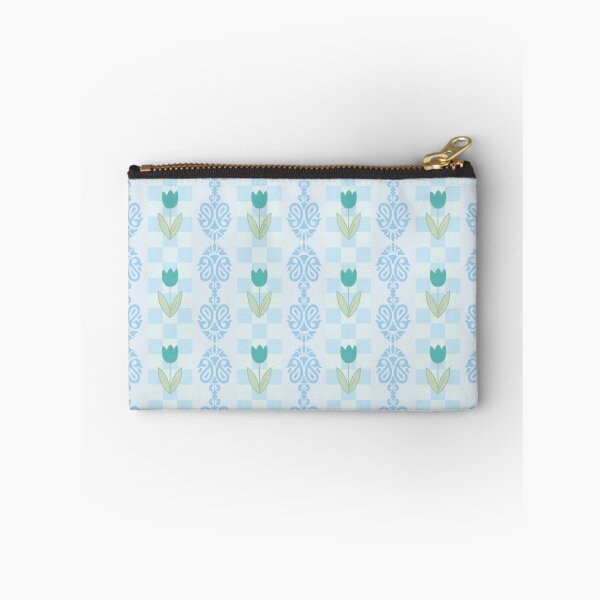 Item preview, Blue Damask Floral Seamless Stripe Pattern designed and sold by prapapon.