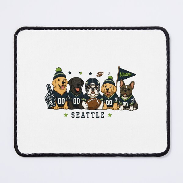 Item preview, Seattle Football Pup Fan Gear designed and sold by Ifeanyichukw.