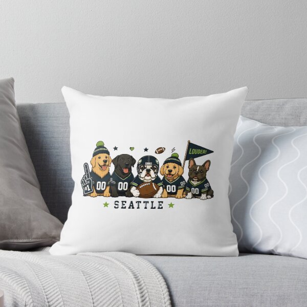 Item preview, Seattle Football Pup Fan Gear designed and sold by Ifeanyichukw.