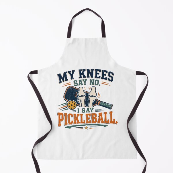 Item preview, My Knees Say No I Say Pickleball Funny designed and sold by Colorful Designs.