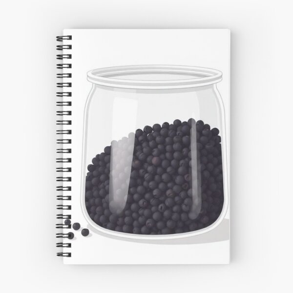 Item preview, Half Empty, Half Full Pepper Jar designed and sold by Uniqueartai.