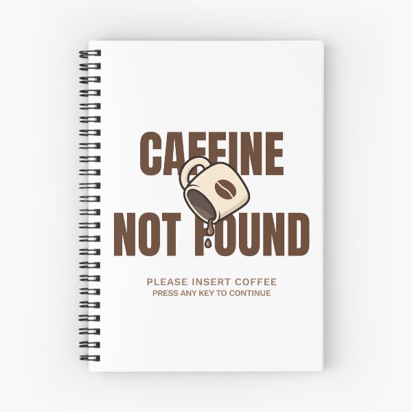 Item preview, No se encontró cafeína. Humor de programadores de café. designed and sold by SimplyDraftShop.