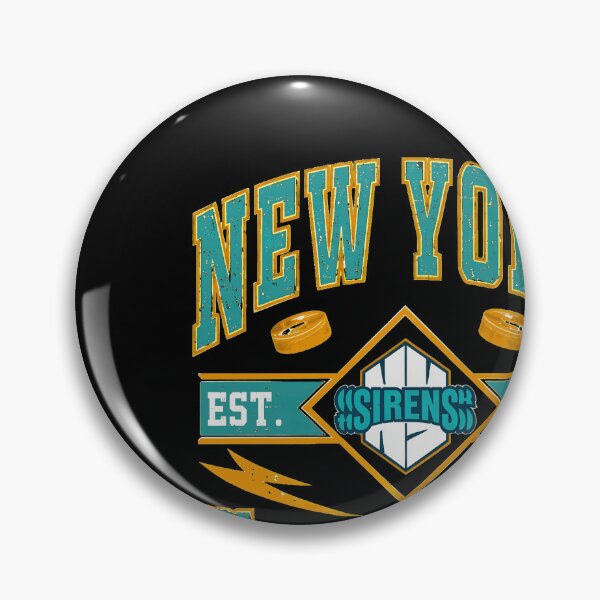 Item preview, New York Sirens Retro Vintage Athletic Shirt designed and sold by VictoriaR34360.