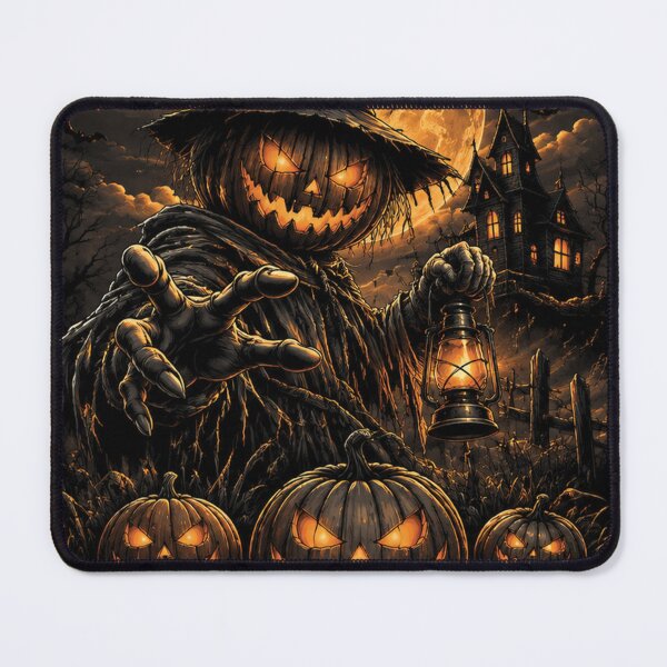 Item preview, Dark Halloween Jack O Lantern Scarecrow - Spooky Gothic Night designed and sold by GSJGROUP.