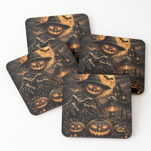 Item preview, Dark Halloween Jack O Lantern Scarecrow - Spooky Gothic Night designed and sold by GSJGROUP.