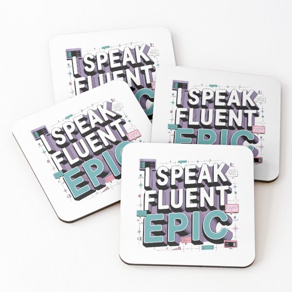 Item preview, I Speak Fluent Epic | Funny Informatics Nurse EHR Healthcare IT designed and sold by CuteDesignables.