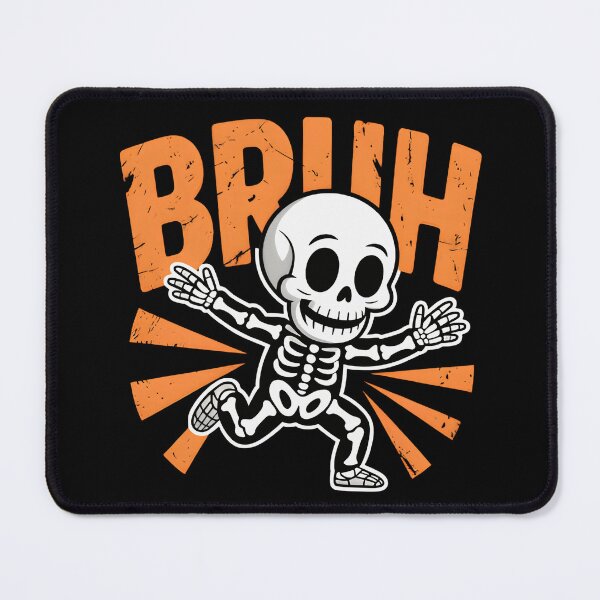 Item preview, Funny Bruh Skeleton Birthday – Spooky Dancing Skeleton designed and sold by Zizo-DR44.