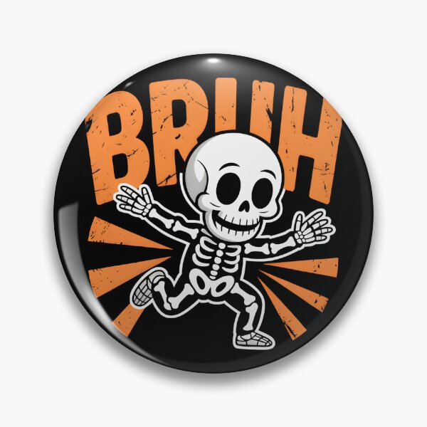 Item preview, Funny Bruh Skeleton Birthday – Spooky Dancing Skeleton designed and sold by Zizo-DR44.
