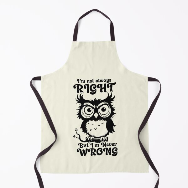Item preview, I'm Not Always Right But I'm Never Wrong designed and sold by NookMerch97 .