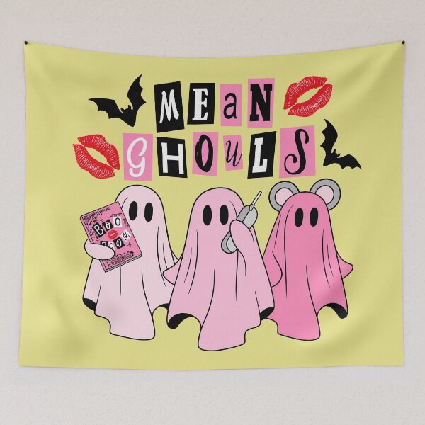 Item preview, Mean Ghouls Halloween, Funny Ghost designed and sold by Ribeiro-Art.