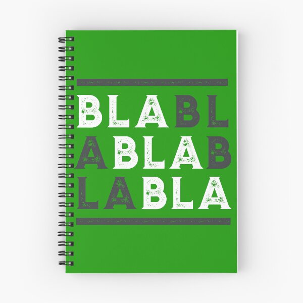 Item preview, Bla Bla Bla Funny Sarcastic Introvert Typography Quote designed and sold by Hilal-Studio.