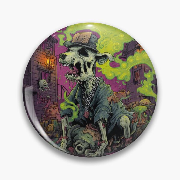 Item preview, Primary Tags: zombie, dog, hound, lab, science, toxic, green, horror, skulls, candle designed and sold by TOCOCLAWS.