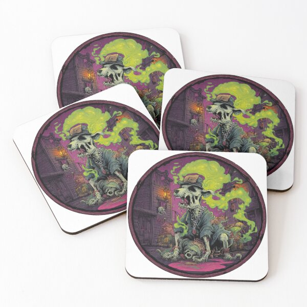 Item preview, Primary Tags: zombie, dog, hound, lab, science, toxic, green, horror, skulls, candle designed and sold by TOCOCLAWS.