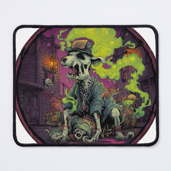 Item preview, Primary Tags: zombie, dog, hound, lab, science, toxic, green, horror, skulls, candle designed and sold by TOCOCLAWS.