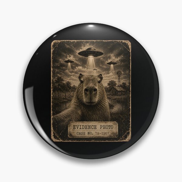 Item preview, Capybara Graphic Tee Alien UFO  designed and sold by Animavera.
