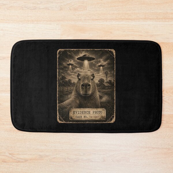 Item preview, Capybara Graphic Tee Alien UFO  designed and sold by Animavera.