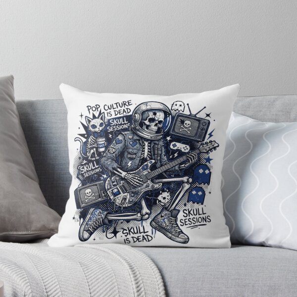 Item preview, Pop Culture Is Dead" Skull Sessions - Retro Gaming Skeleton Astronaut designed and sold by KTD28_SHOP.