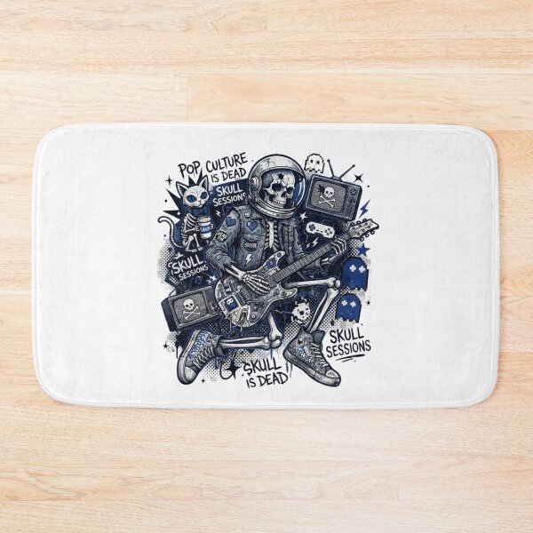 Item preview, Pop Culture Is Dead" Skull Sessions - Retro Gaming Skeleton Astronaut designed and sold by KTD28_SHOP.