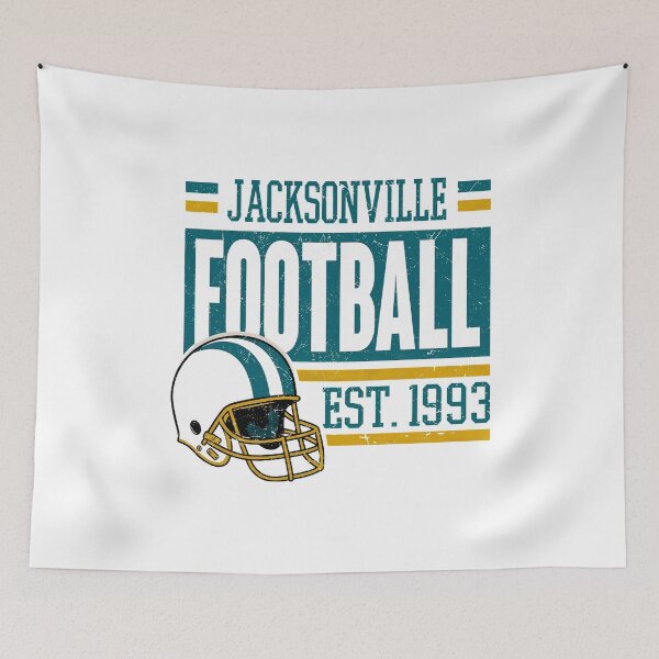 Item preview, Jacksonville Football Vintage Helmet Style designed and sold by CaleiAttwe.