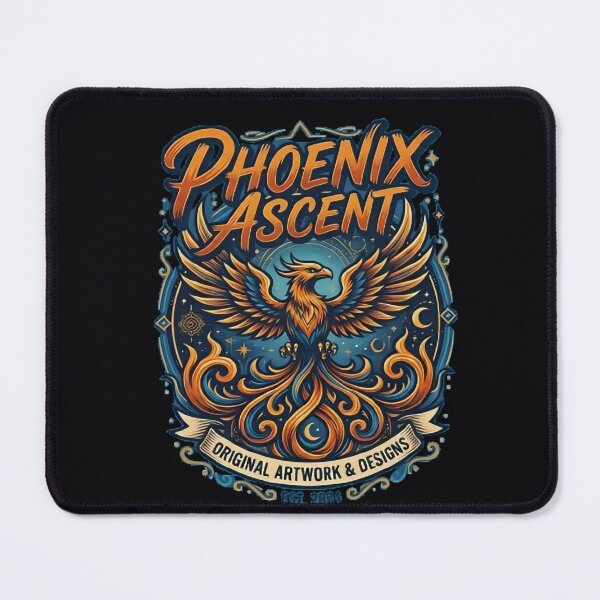 Item preview, Phoenix Ascent Celestial Firebird Logo designed and sold by TopOneSeller.