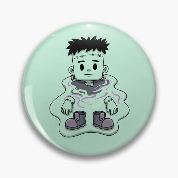 Item preview, Melting Frankenstein Halloween Character designed and sold by Sugar Puff Graphics.