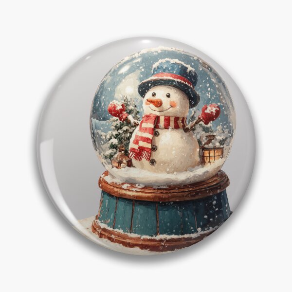 Item preview, Cozy Snowman Inside Christmas Snow Globe designed and sold by colorful-white.