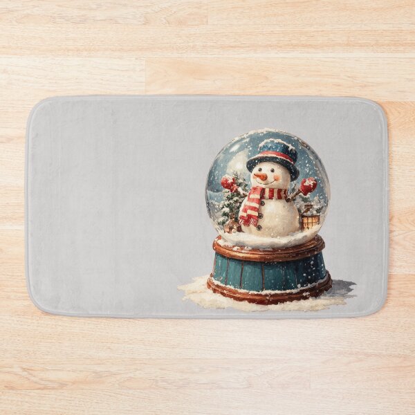 Item preview, Cozy Snowman Inside Christmas Snow Globe designed and sold by colorful-white.