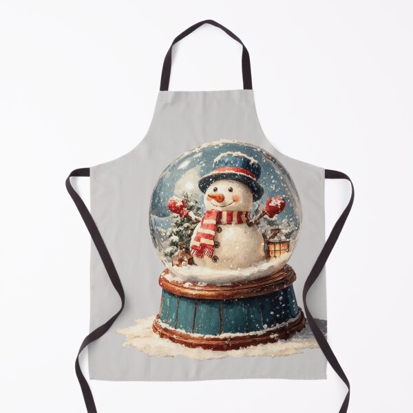 Item preview, Cozy Snowman Inside Christmas Snow Globe designed and sold by colorful-white.