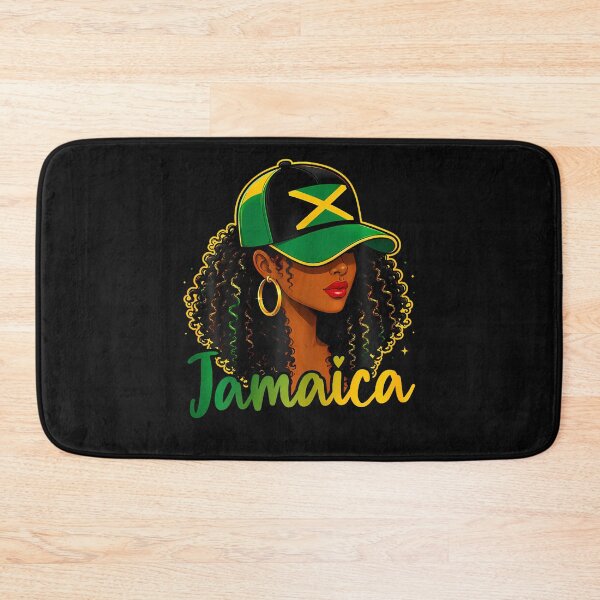 Item preview, Jamaica Girl Jamaica Flag Proud Jamaican Afro Women Jamaica designed and sold by Krwasatoune.