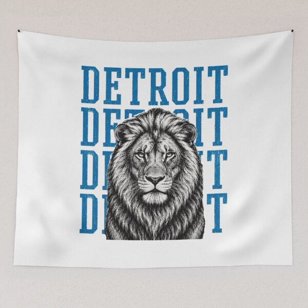 Item preview, Detroit Lion Distressed Vintage Urban Pride designed and sold by SamuelRow44384.