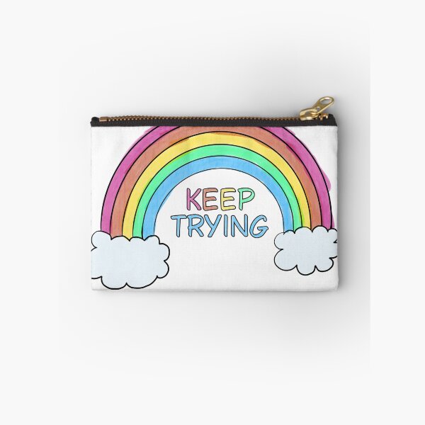 Item preview, ‘Keep Trying’ Rainbow designed and sold by Clover Crow.