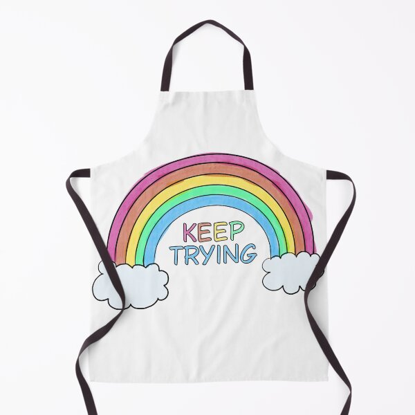 Item preview, ‘Keep Trying’ Rainbow designed and sold by Clover Crow.