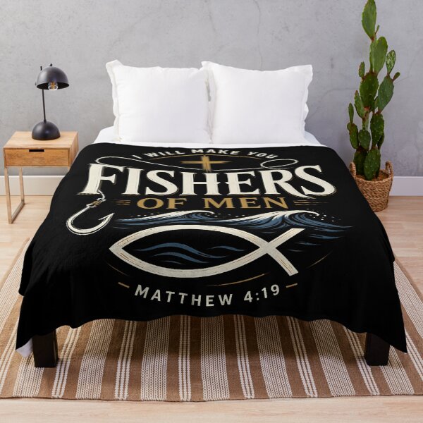 Item preview, I Will Make You Fishers Of Men Matthew 4:19 designed and sold by Krwasatoune.