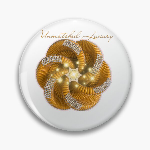 Item preview,  Unmatched Luxury Golden Geometric Flower with Diamond Center designed and sold by MinimalAurashop.