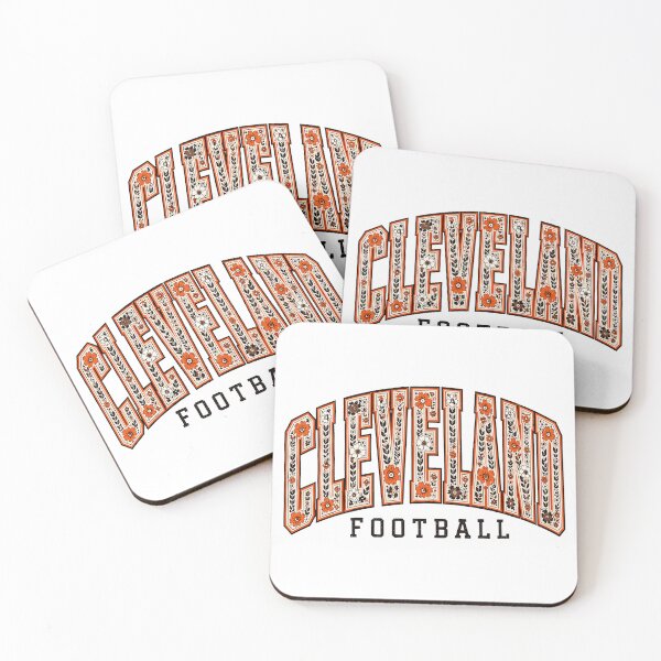 Item preview, Cleveland Football Retro Floral Graphic designed and sold by GaryGibbs36288.