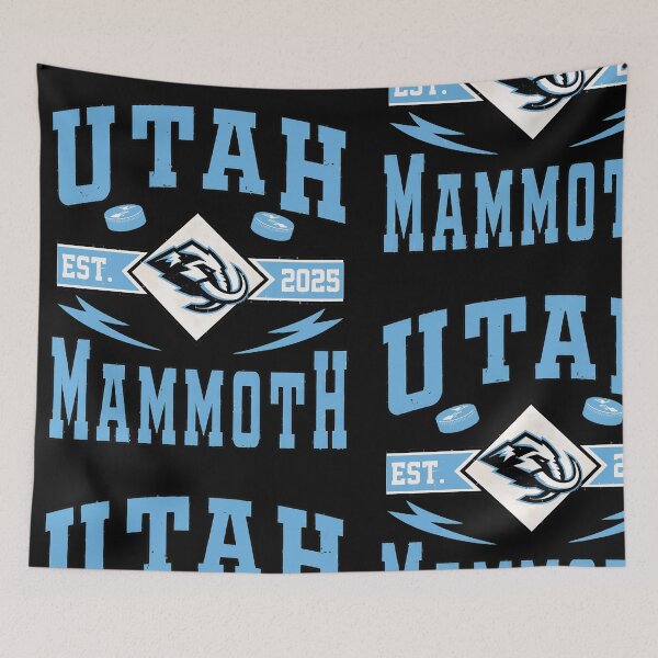 Item preview, Utah Mammoth Est 2025 Vintage Sports designed and sold by VictoriaR34360.