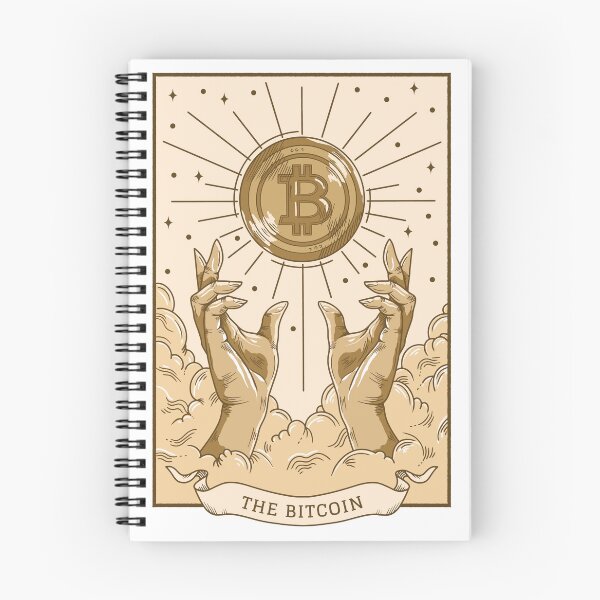 Item preview, The Bitcoin Tarot Card Mystical Crypto Trader Vintage Art designed and sold by Hilal-Studio.