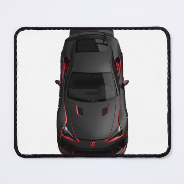 Item preview, Cyberpunk Neon Matte Black Lfa Car Top View Vector Art | Perfect Gift For You And Friends designed and sold by Dylan Olivares.
