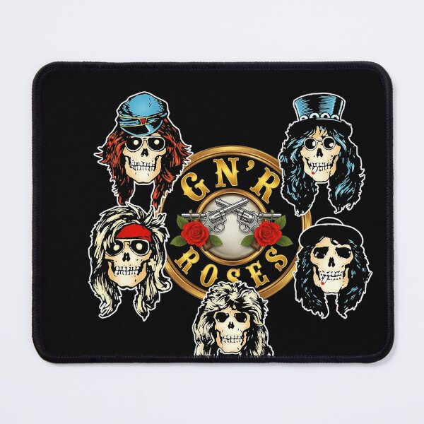 Item preview, Skull Rockers Outlaw Roses – Vintage Gunslinger Skull Music Design designed and sold by RitchieBarry.