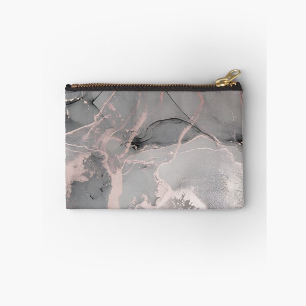 Item preview, Soft Slate Blue and Grey Smoke Alcohol Ink Abstract Wall Art designed and sold by LuxocaDesigns24.