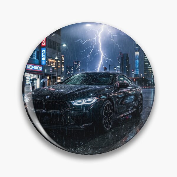 Item preview, Tokyo Lightning Drift | Cyberpunk Neon Sports Car in the Rain designed and sold by ar0001.