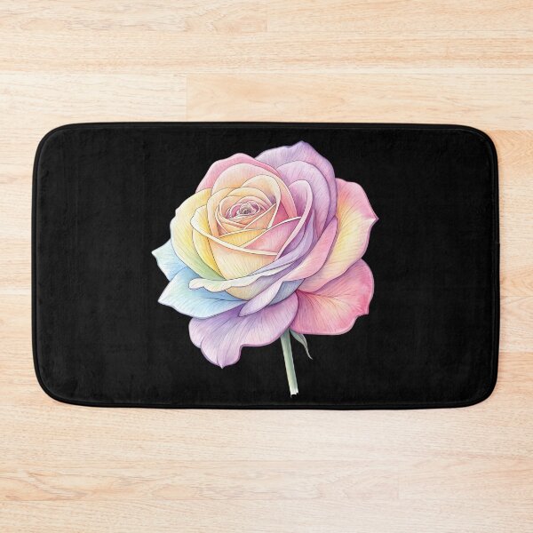 Item preview, Watercolor rainbow color rose designed and sold by trendspatterns.