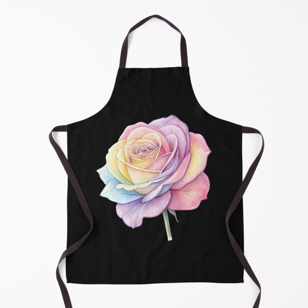 Item preview, Watercolor rainbow color rose designed and sold by trendspatterns.