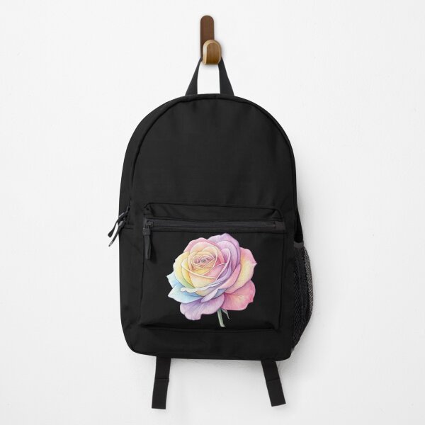Item preview, Watercolor rainbow color rose designed and sold by trendspatterns.