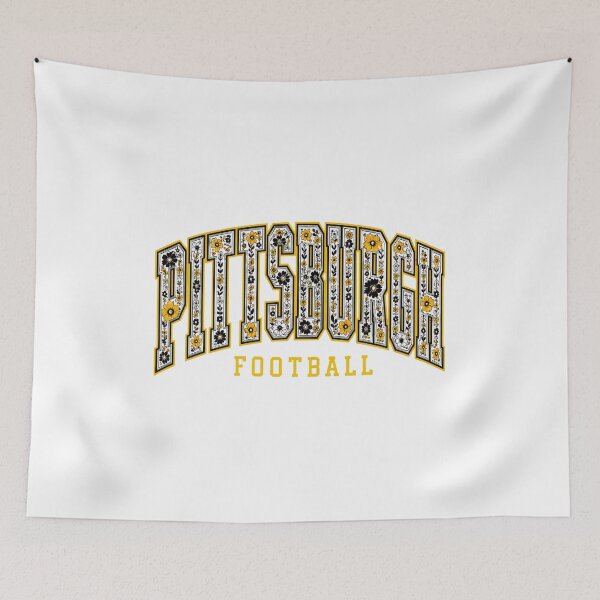 Item preview, Pittsburgh Football Floral Vintage College designed and sold by GaryGibbs36288.