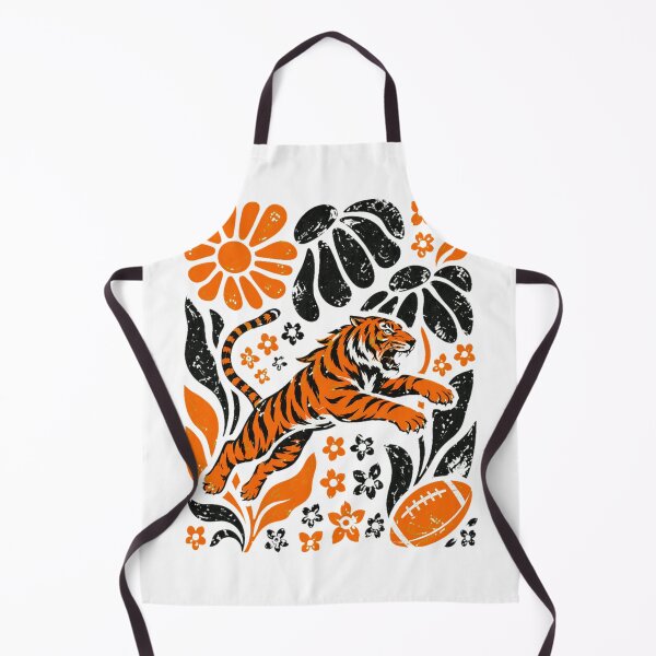 Item preview, Retro Floral Tiger Football Graphic designed and sold by SamuelRow44384.