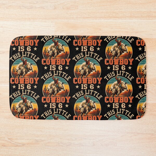 Item preview, 6 Years Old Bull Riding Lover 6Th Birthday Cowboy Theme designed and sold by Eat-Apples.